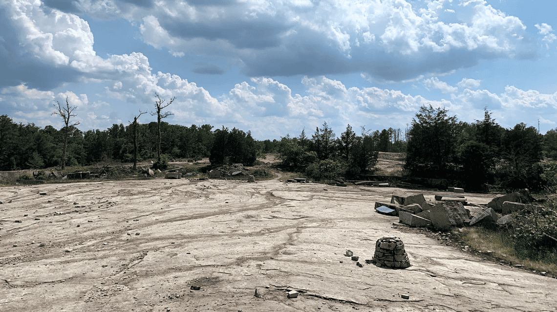 Hiking in the Summer Heat at Arabia Mountain NHA