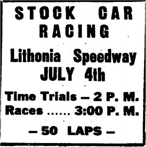 Lithonia Speedway Sign